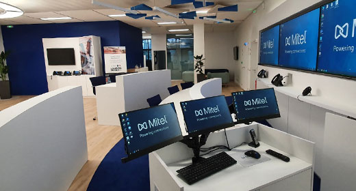 Mitel - Utbildningslokal med åtkomst till flera servrar, France